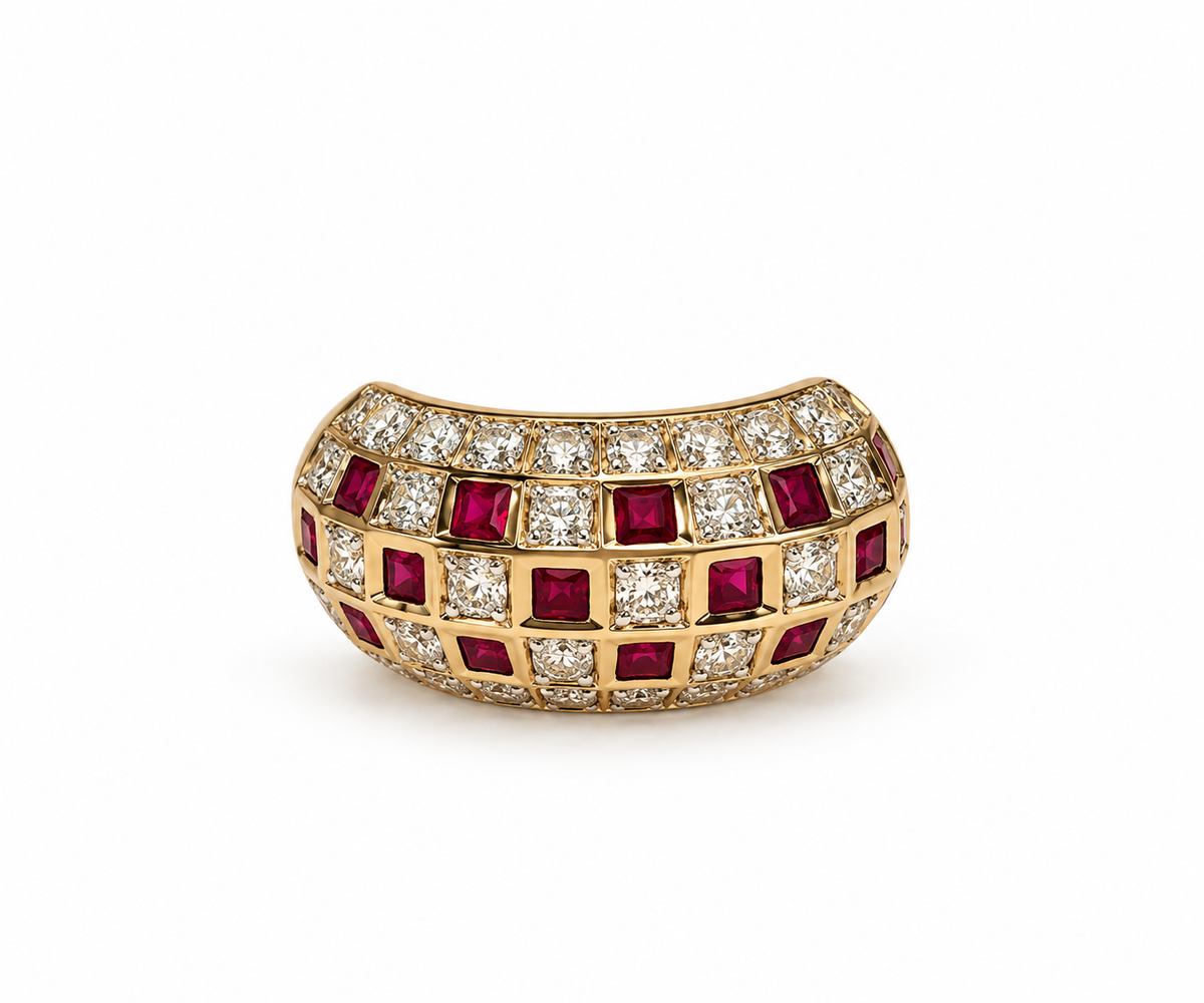 Dixie Ruby Disco Ring