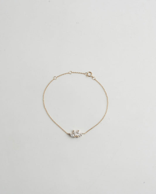 Fleur Marquise Diamond Bracelet