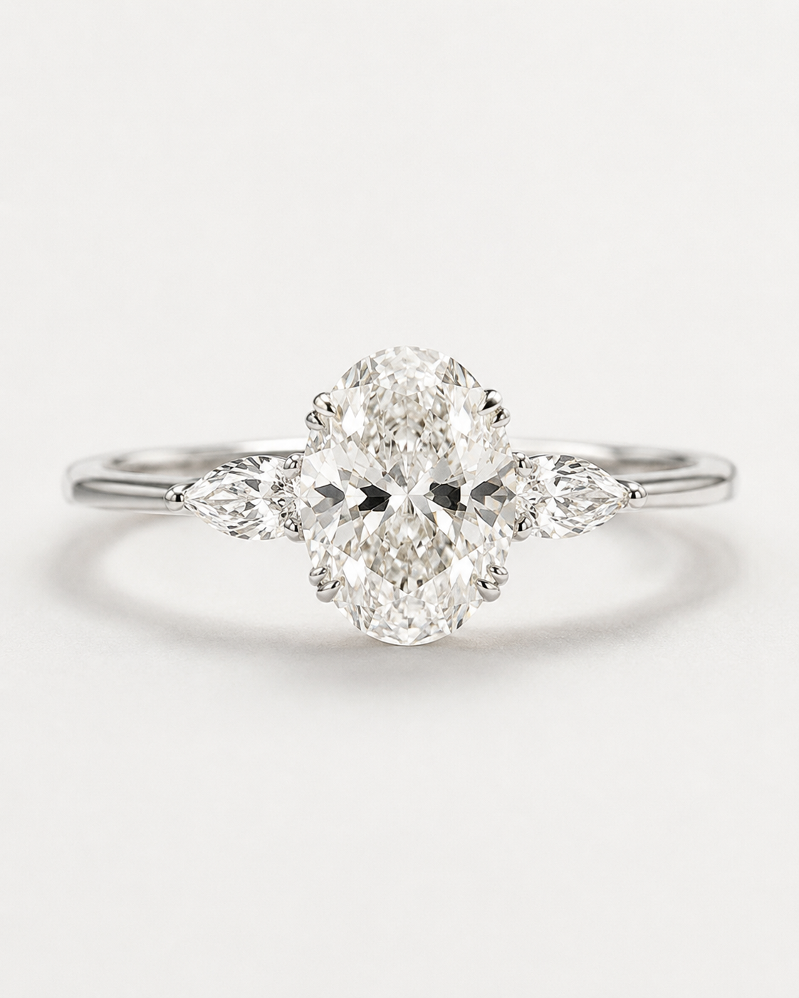 Bloom Oval Trilogy Ring