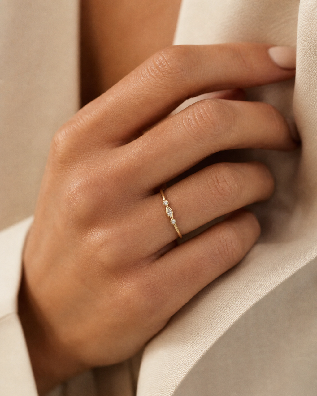 Clemonte 3-Diamond Ring