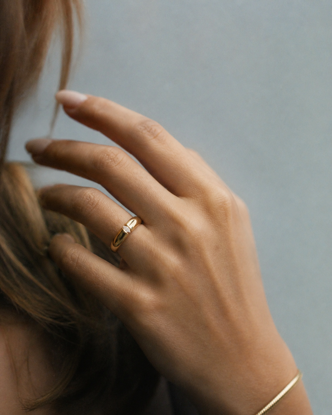 Constance Marquise Solitaire Ring