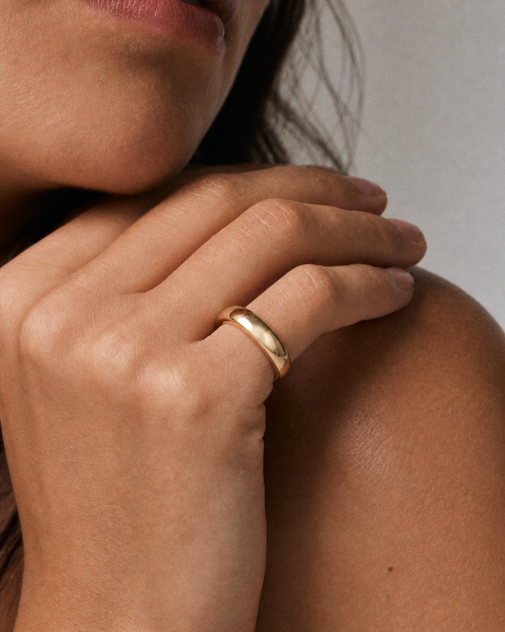 Dome Plain Band Ring