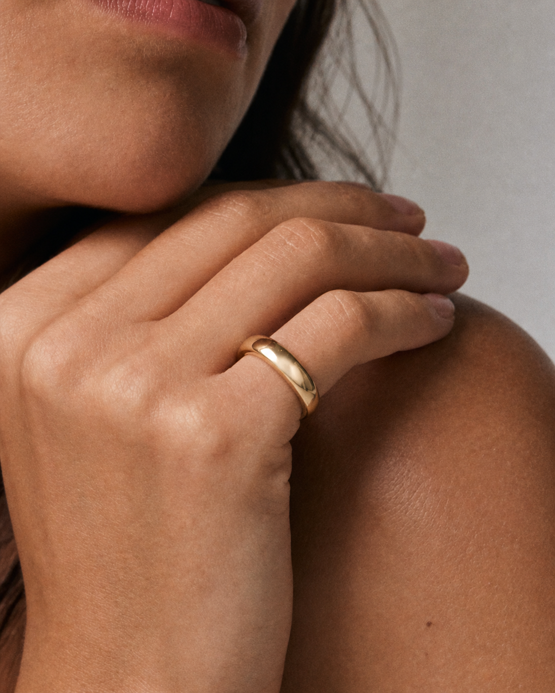 Dome Plain Band Ring