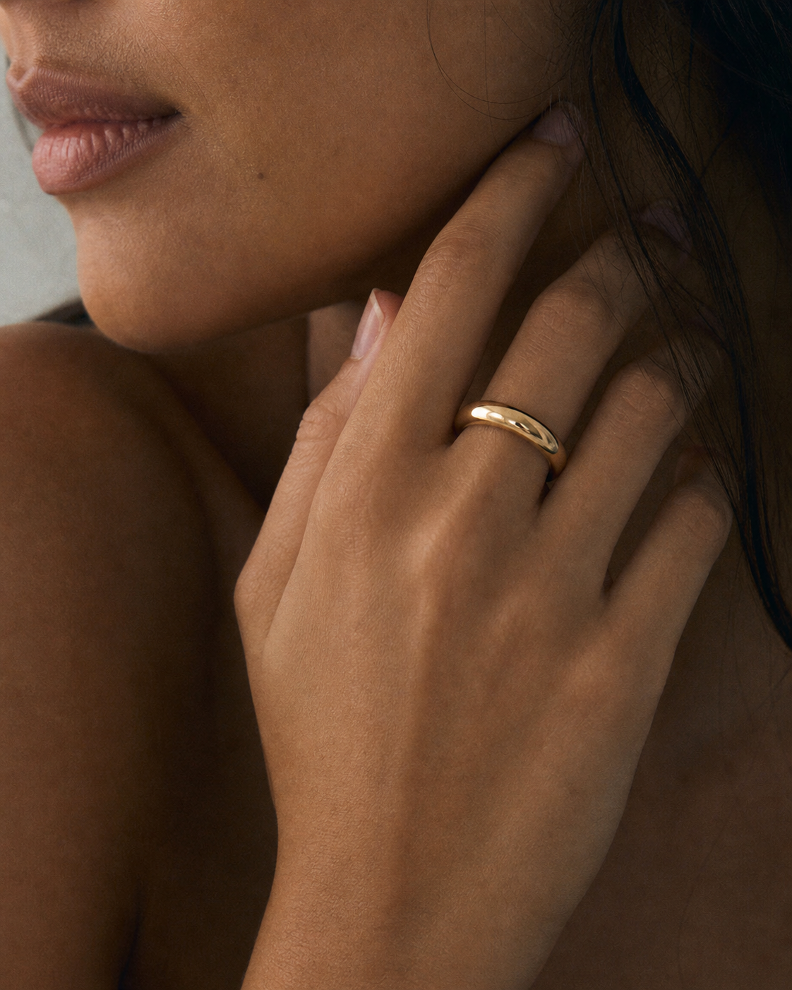 Dome Plain Band Ring