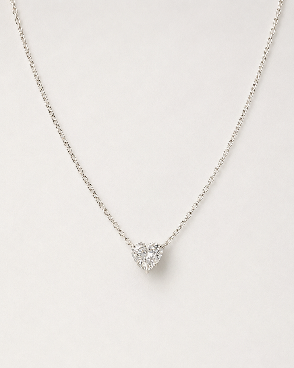 Esme Heart Diamond Necklace