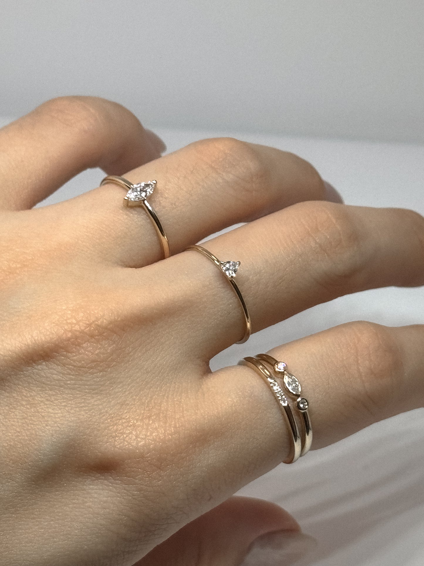 Clemonte 3-Diamond Ring