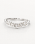 Kira Five-Stone Diamond V-Shaped Ring