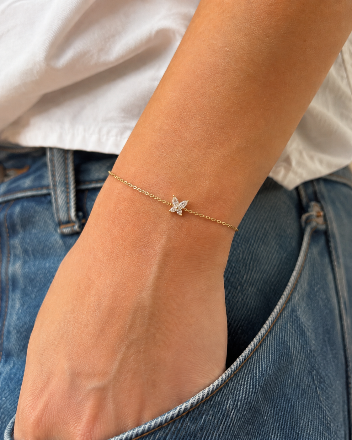 Amara Butterfly Bracelet