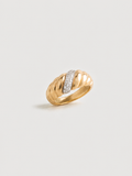 Orion Baguette Twist Ring