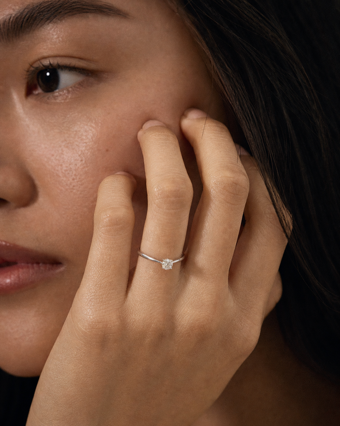 Jean Classic Round Solitaire Ring