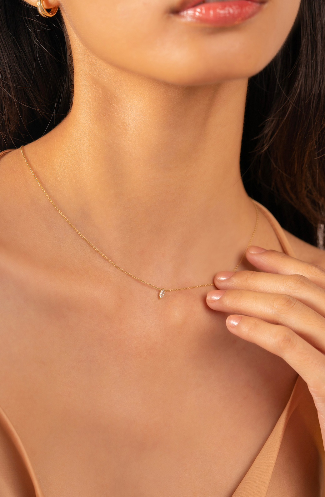 Aurora Marquise Diamond Necklace