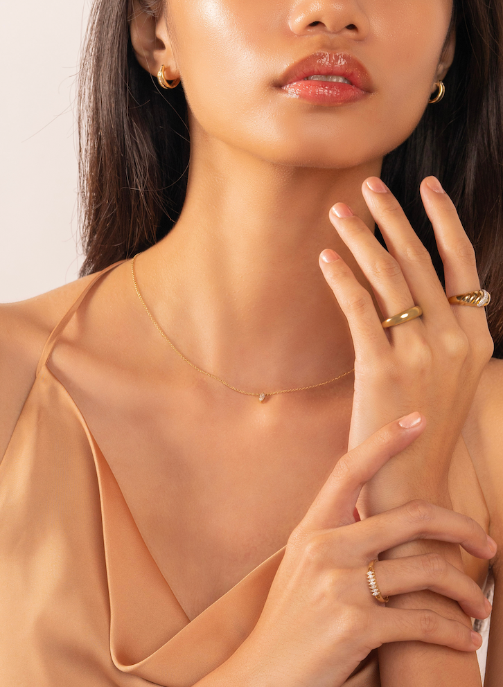 Aurora Marquise Diamond Necklace