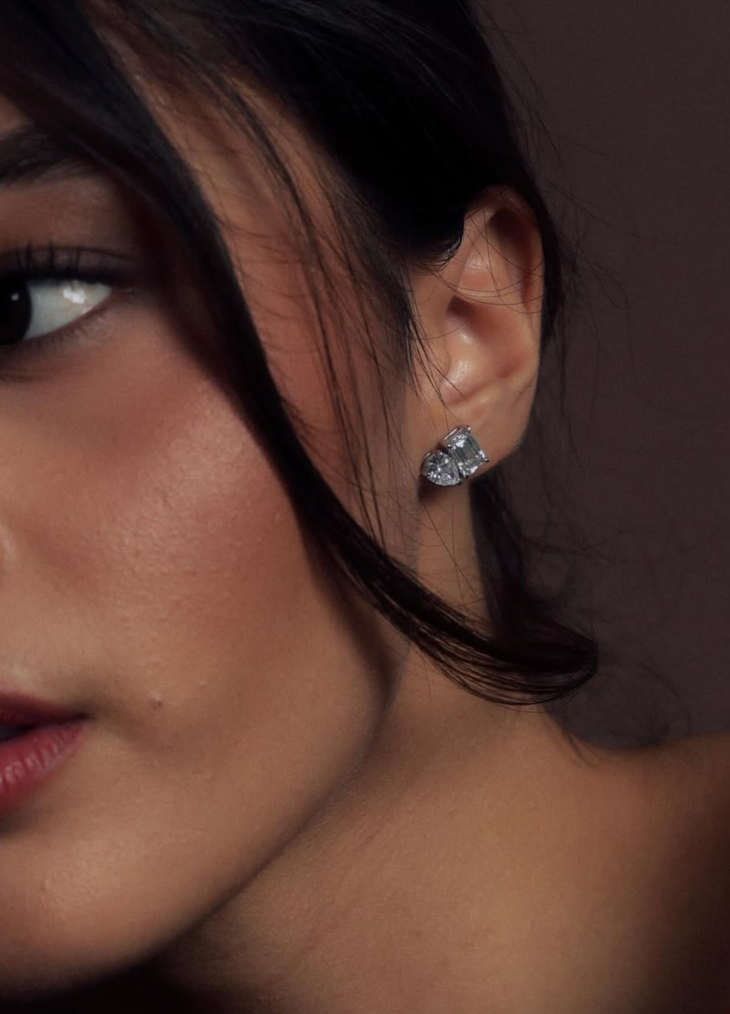 Milan Toi Et Moi Pearl Emerald Earrings