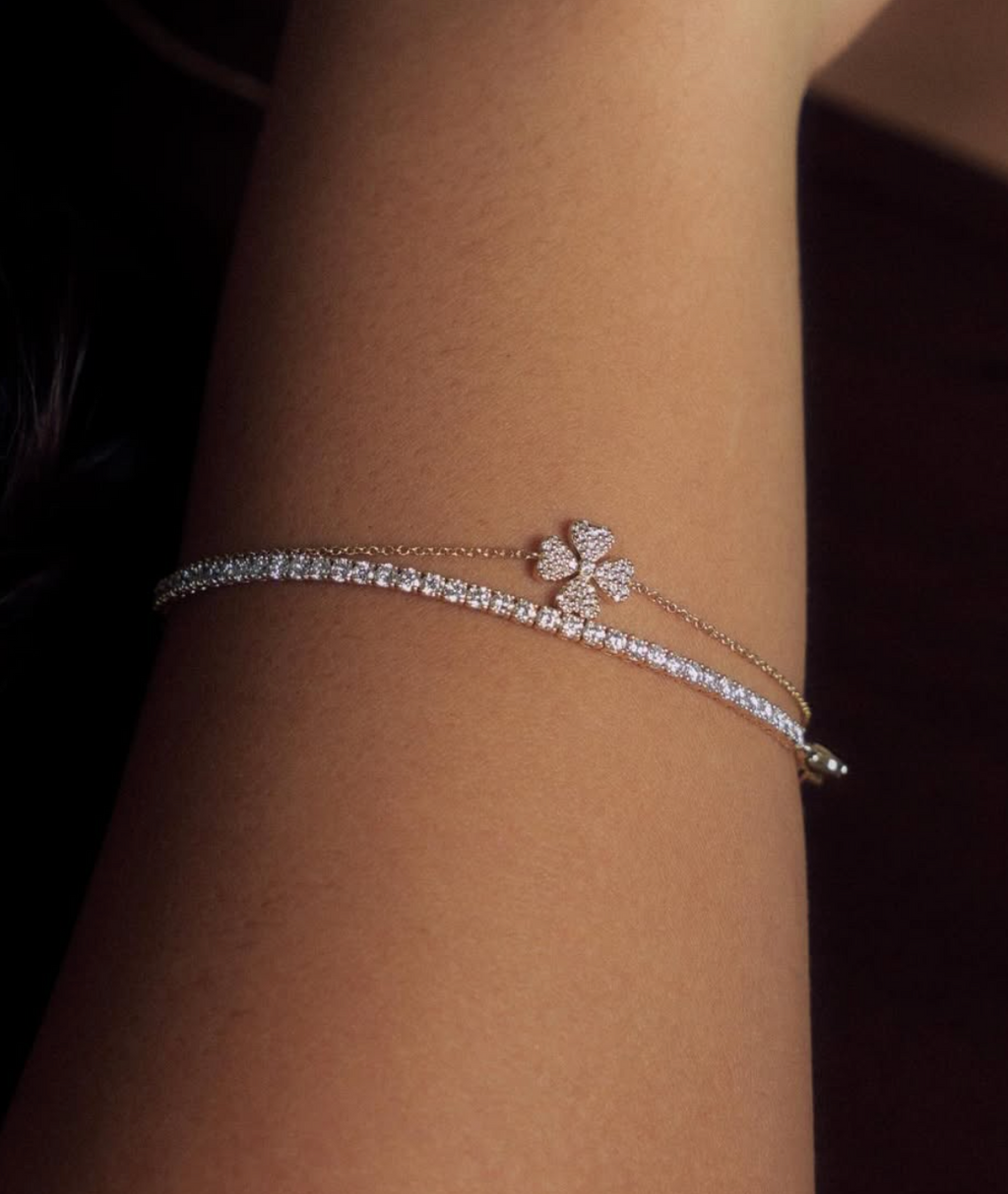 Kina Diamond Chain Tennis Bracelet