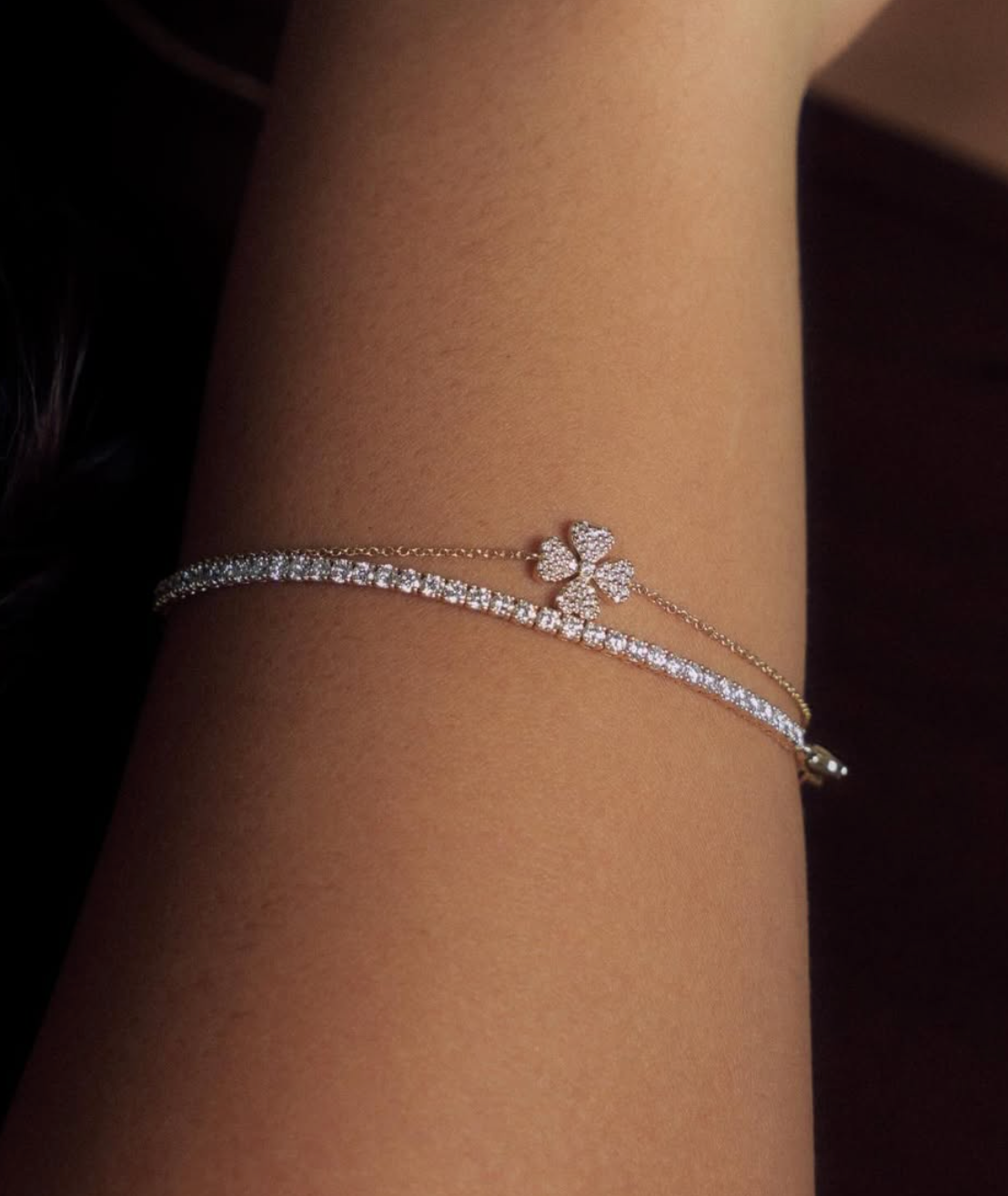 Kina Diamond Chain Tennis Bracelet