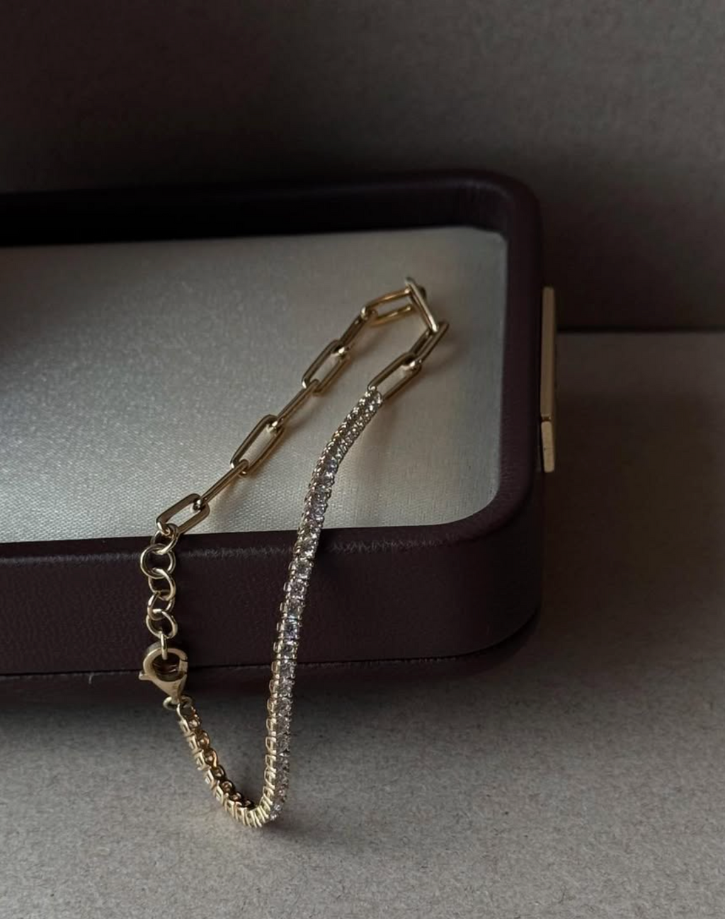 Kina Diamond Chain Tennis Bracelet
