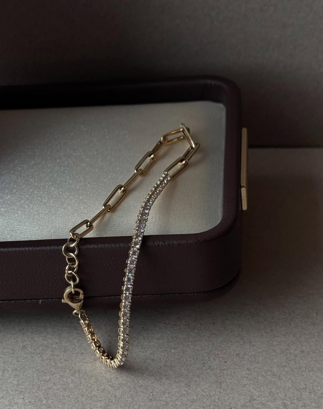 Kina Diamond Chain Tennis Bracelet