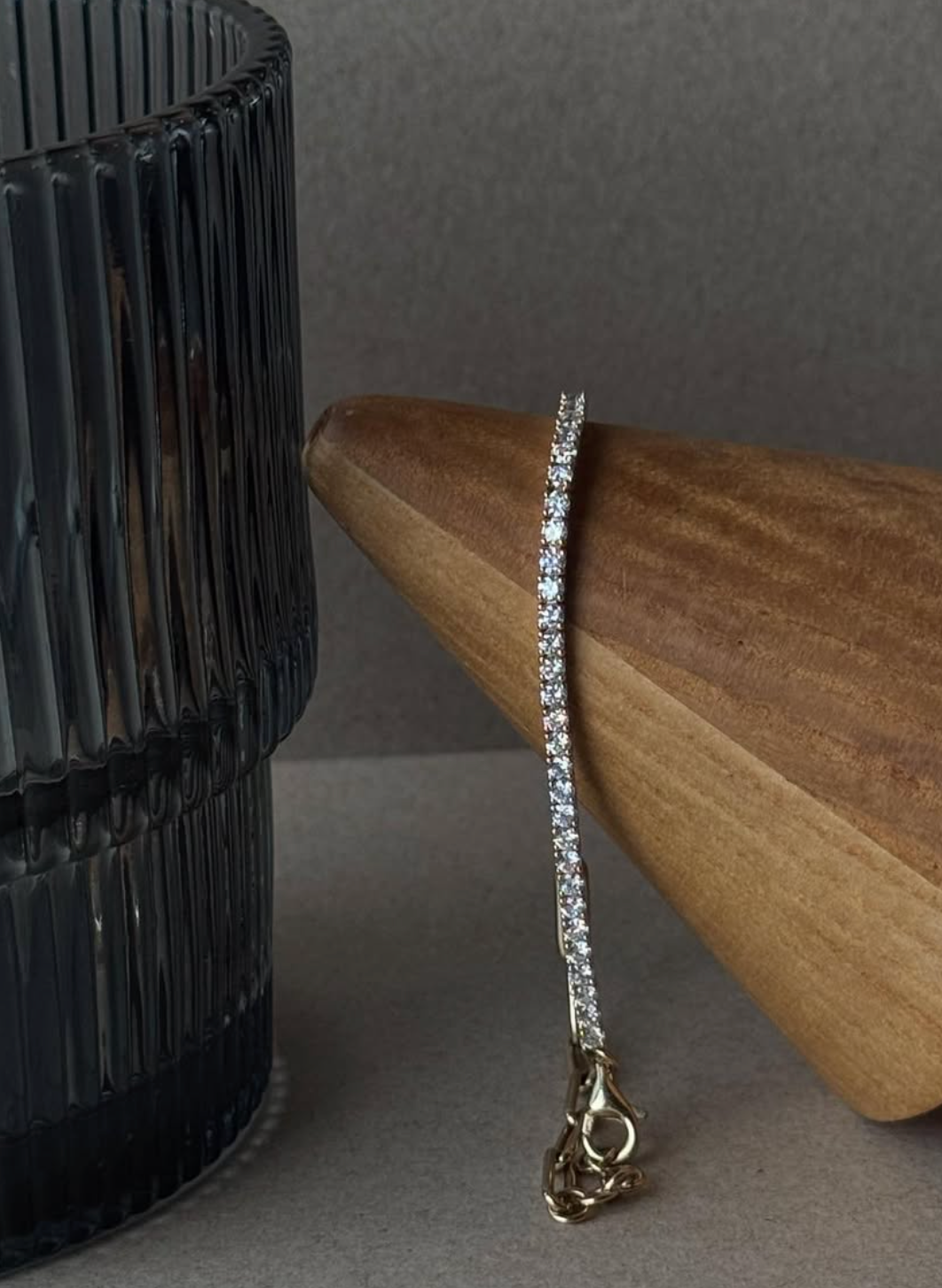 Kina Diamond Chain Tennis Bracelet