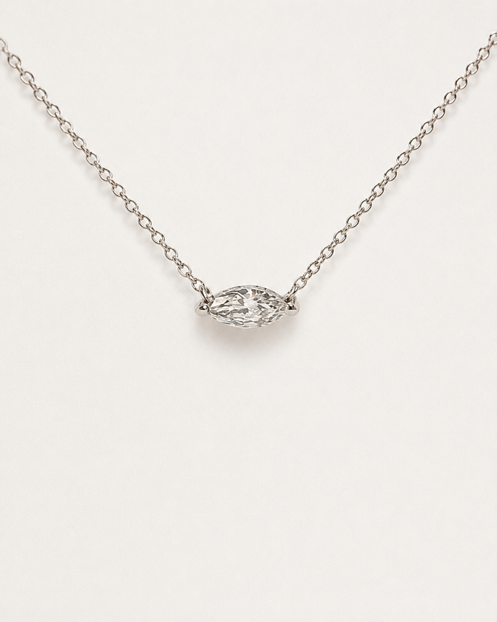 Verity Horizontal Marquise Necklace