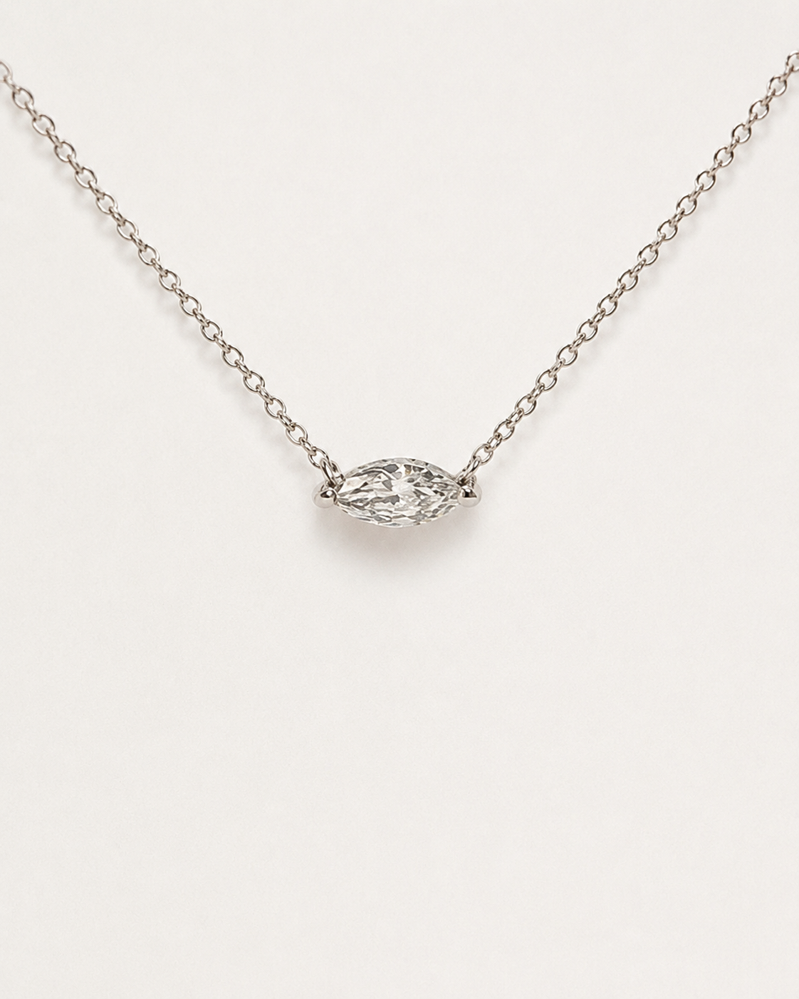 Verity Horizontal Marquise Necklace