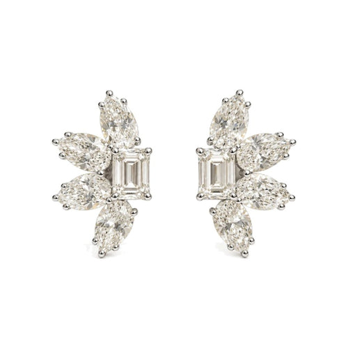 Amalfi Emerald & Pear Drop Earrings