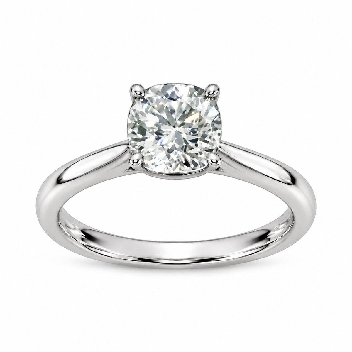 Charlotte Round Solitaire Ring