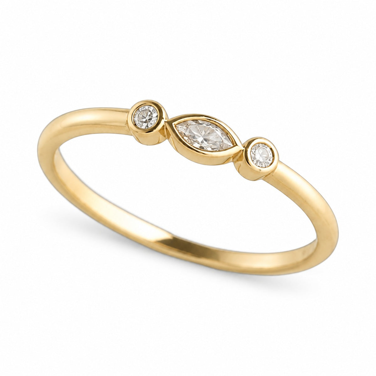 Clemonte Three-Diamond Ring