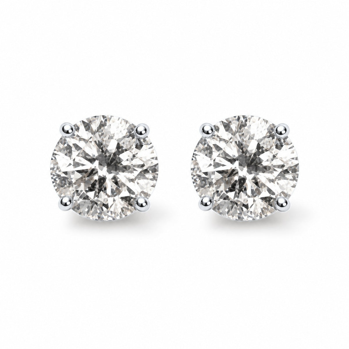 Coco Round Stud Earrings