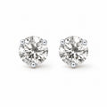 Corinne Round Stud Earrings
