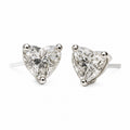 Esme Heart Stud Earrings