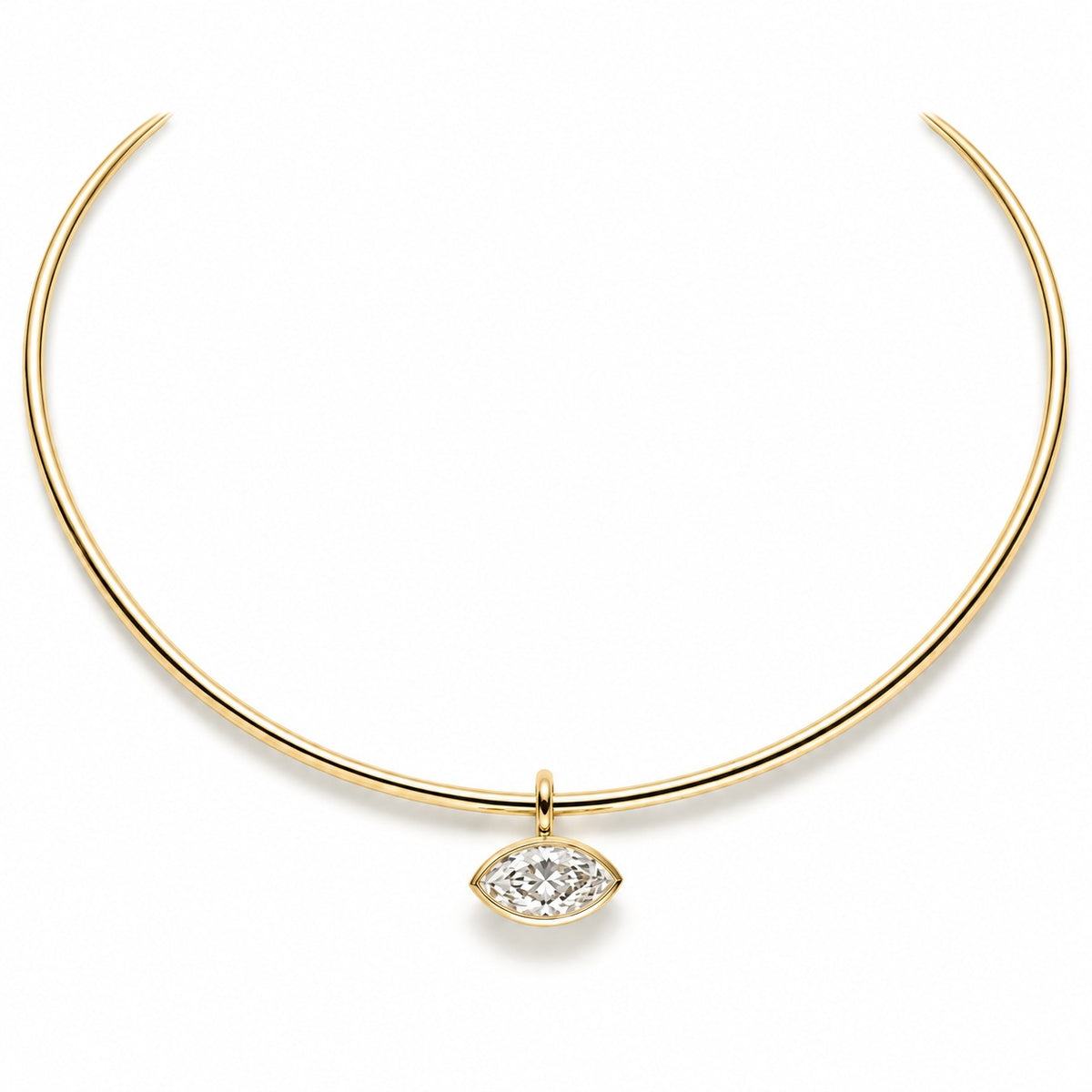 Freya Marquise Collar Necklace