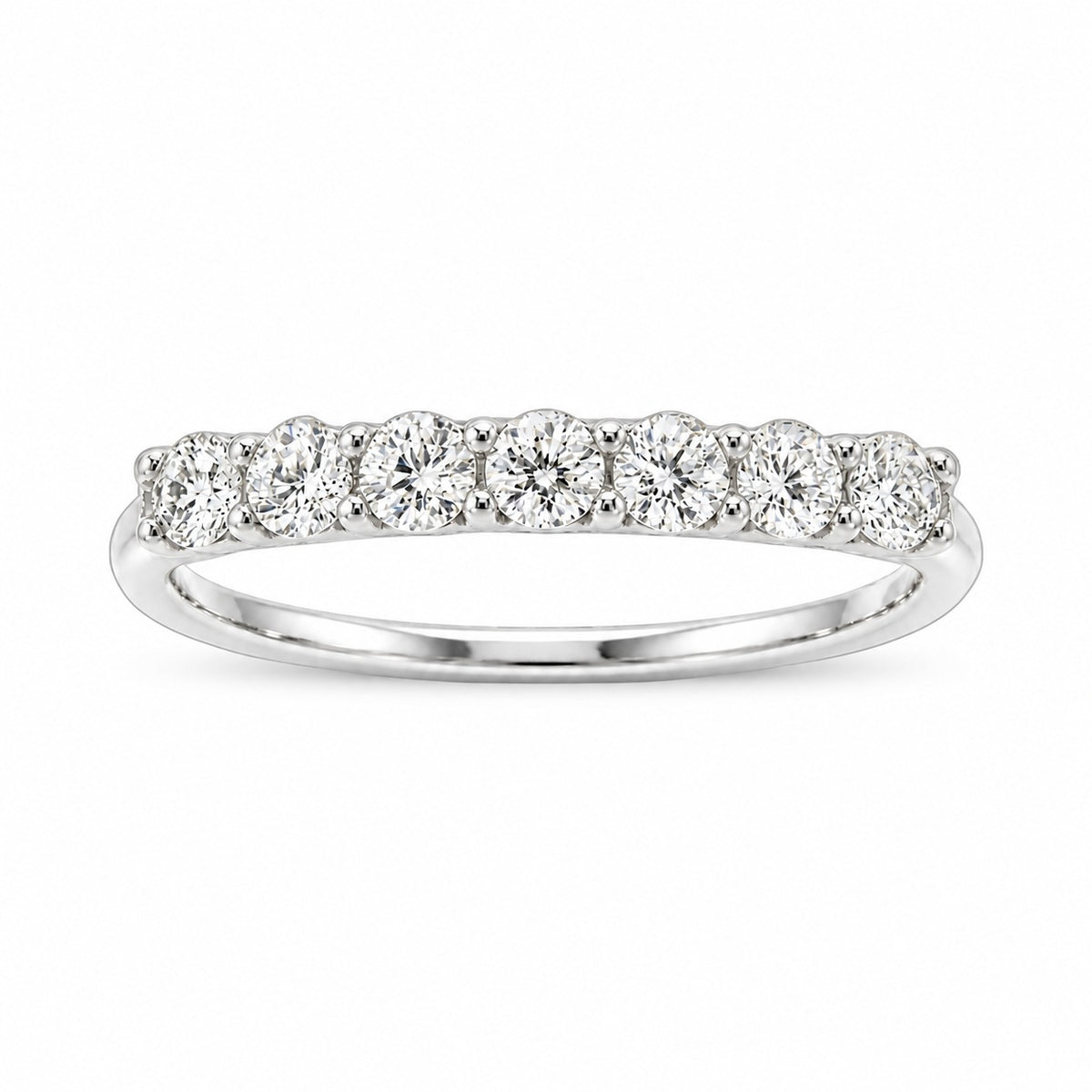 Iris Half-Eternity Band