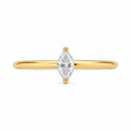 Marchesa Marquise Solitaire Ring