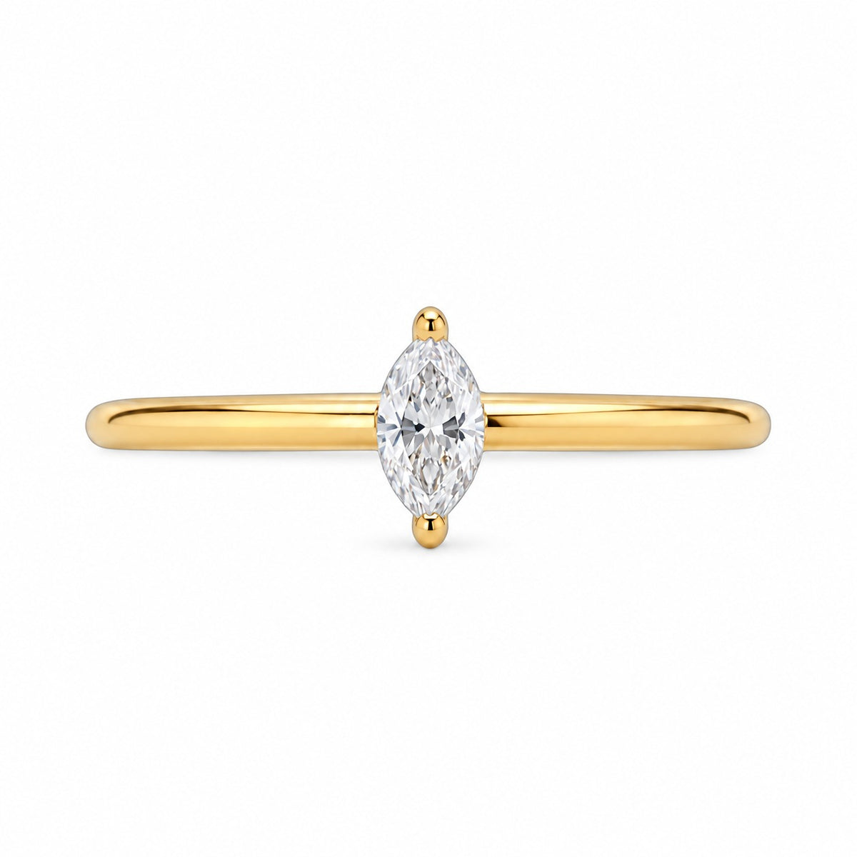 Marchesa Marquise Solitaire Ring