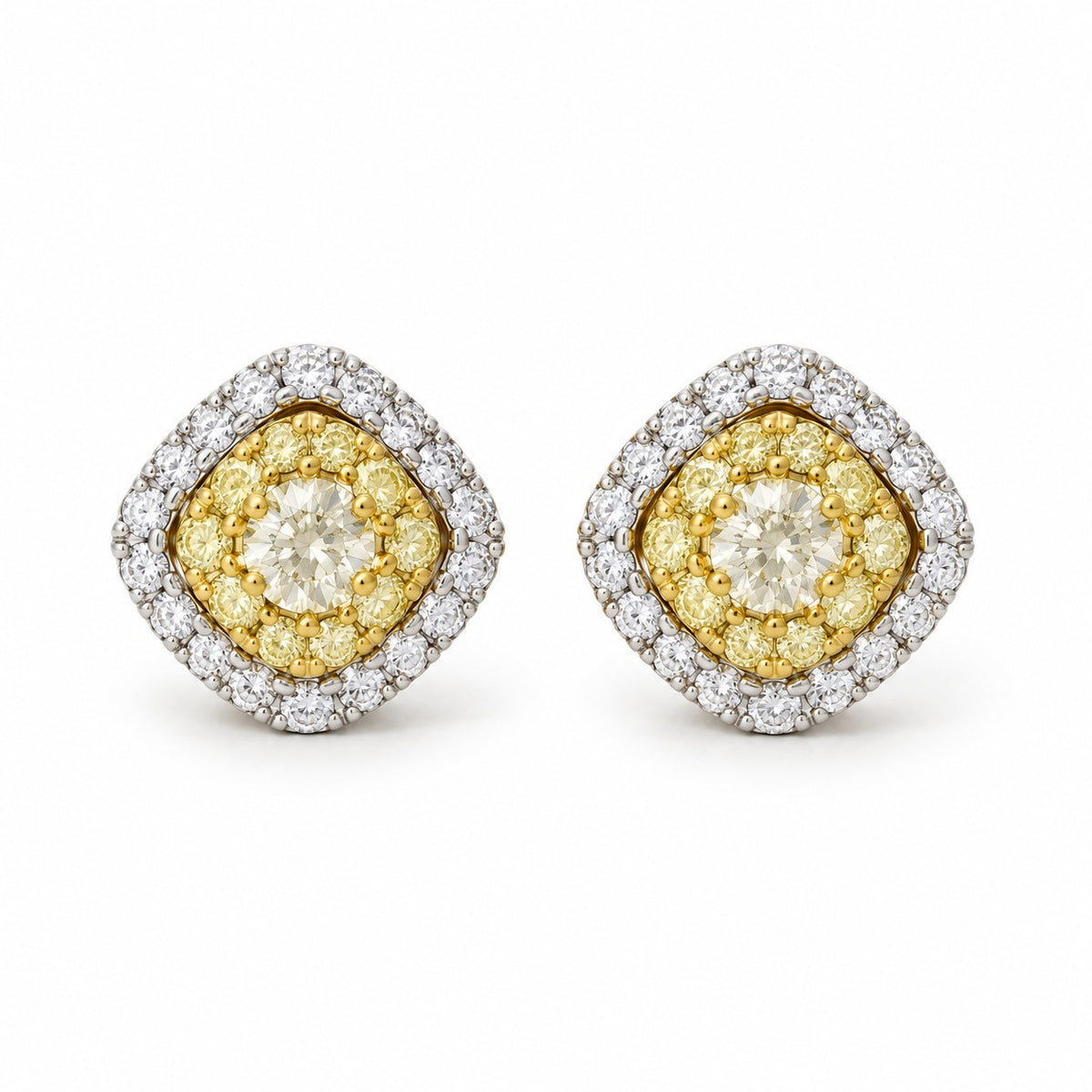 Sasha Yellow Diamond Earrings